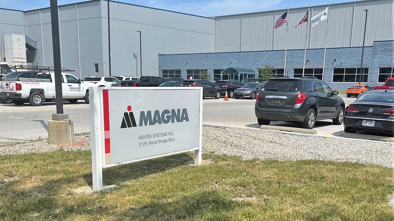 Magna Vehtek Systems Inc exterior of the building