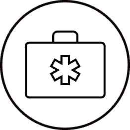 Icon - Medical chart and stethoscope