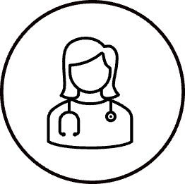 Icon - Medical chart and stethoscope