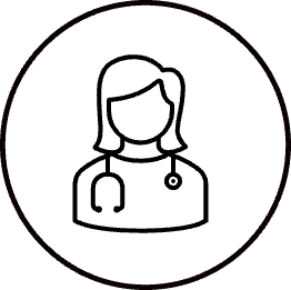Icon - Medical chart and stethoscope