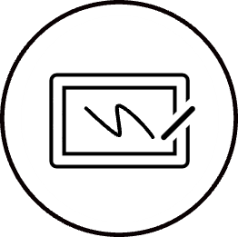 Icon - Medical chart and stethoscope