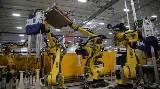 Robots in MEVS facility in St. Clair, Michigan