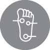 Icon - Bottom of foot with several spots highlighted