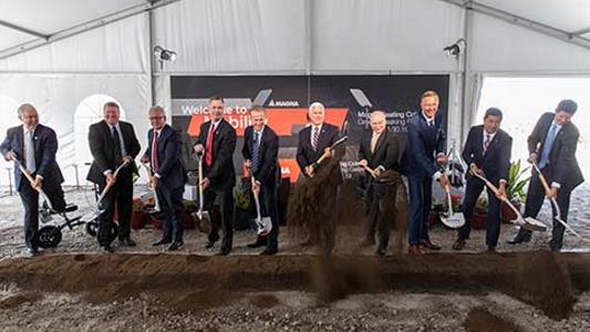 Photo of Magna Seating - Groundbreaking - Lancaster, Ohio