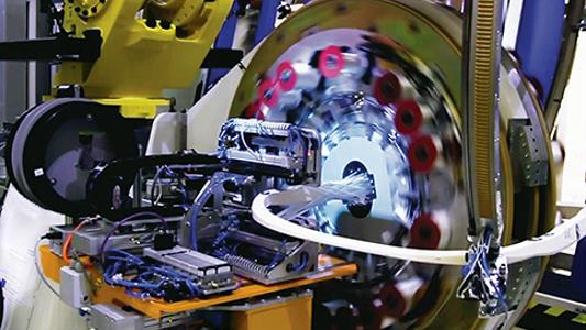 Photo of Magna's PACE Award-winning space frame liftgate reinforcement is manufactured at its facility in Liberec, Czech Republic.