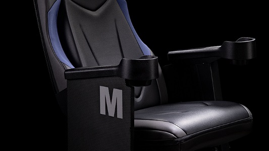 Photo of Magna’s FreeForm™ Seat technology used in Michigan Science Center IMAX Theatre