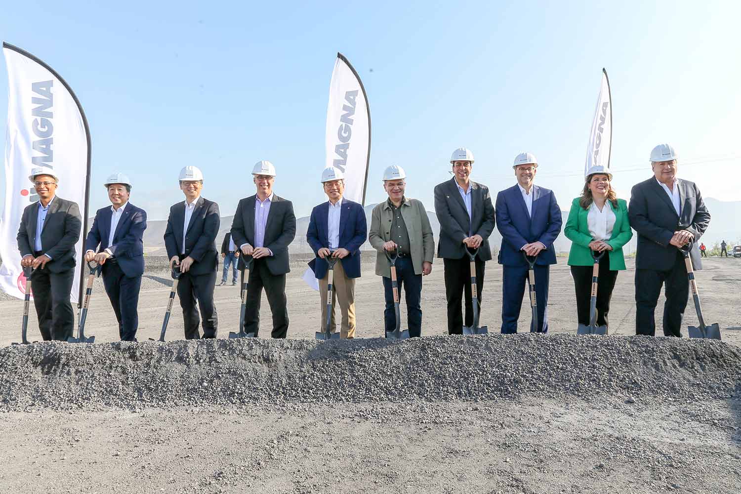 Photo of LG Magna e-Powertrain Joint Venture Ground Breaking Ceremony