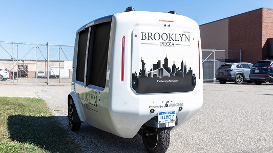 Photo of Front view of Delivery Bot