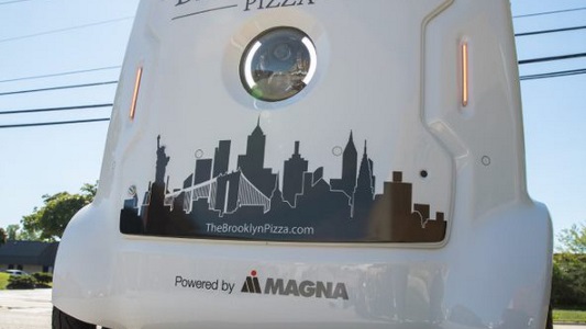 Photo of Rear-view of Delivery Bot