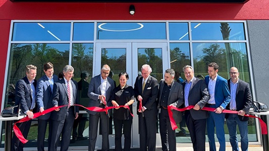 Photo of Ribbon cutting ceremony at South Carolina facility