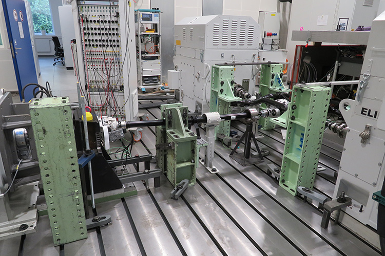 Testing equipment used for Gearbox and Driveline Testing in a manufacturing facility