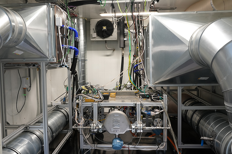 Thermal System Testing equipment in a manufacturing facility