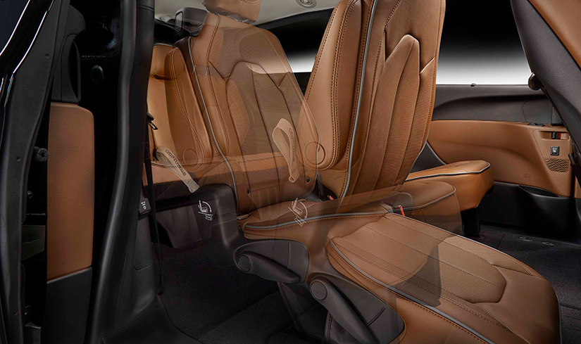 Pacifica 2nd Row EZ Entry seats