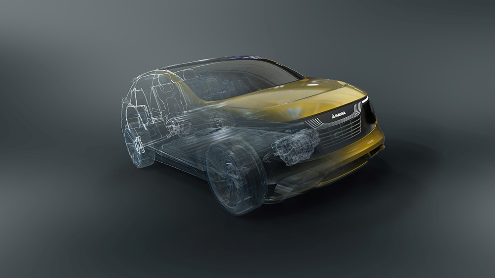 Ghosted yellow vehicle