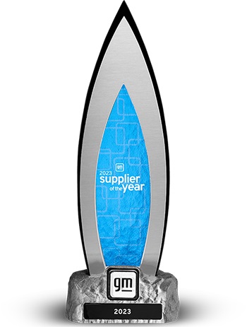 2023 GM Supplier of the Year Trophy