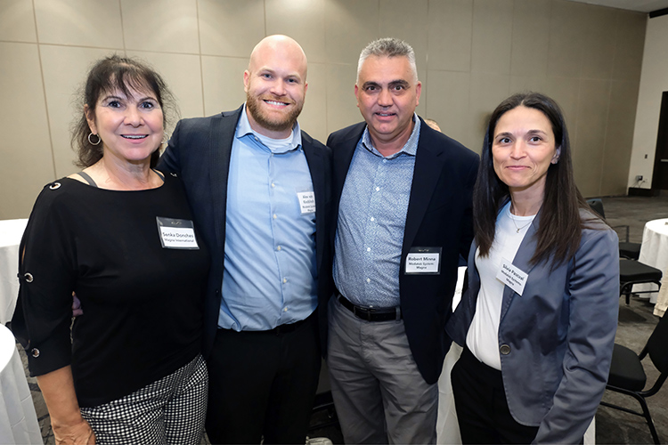 Alex von Knobloch with 3 colleagues