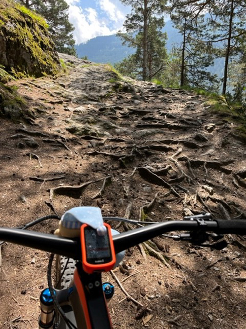 Travelling along Via Claudia Augusta from the perspective of riding a bike