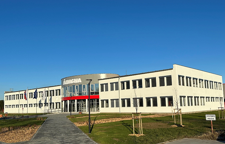 Exterior of manufacturing facility in Kechnec, Slovakia
