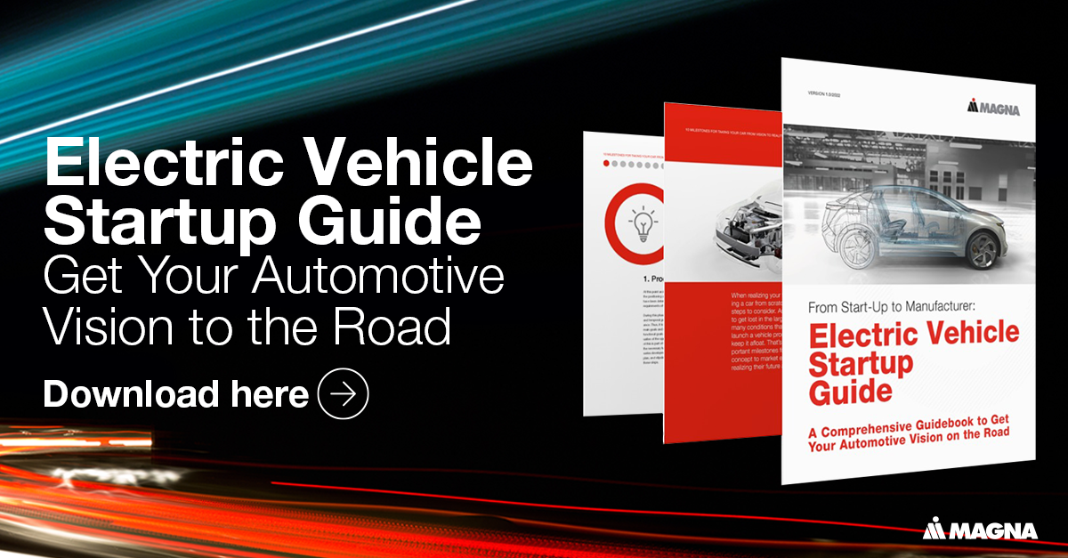 Electric Vehicle Startup Guide from Magna