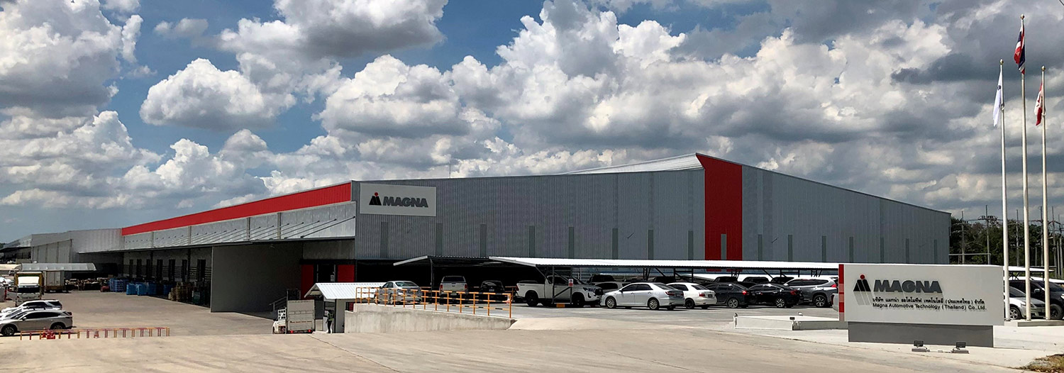 Exterior of Magna's new facility in Thailand