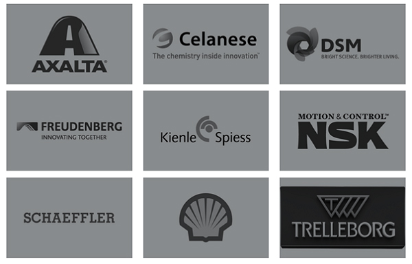 Group of company logos