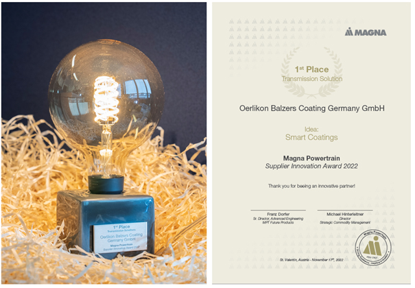 Certificate with lightbulb