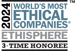 2024 World's Most Ethical Companies - 3-time honoree award